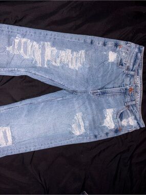 American Eagle Outfitters Light Blue Stretch Denim Jeans